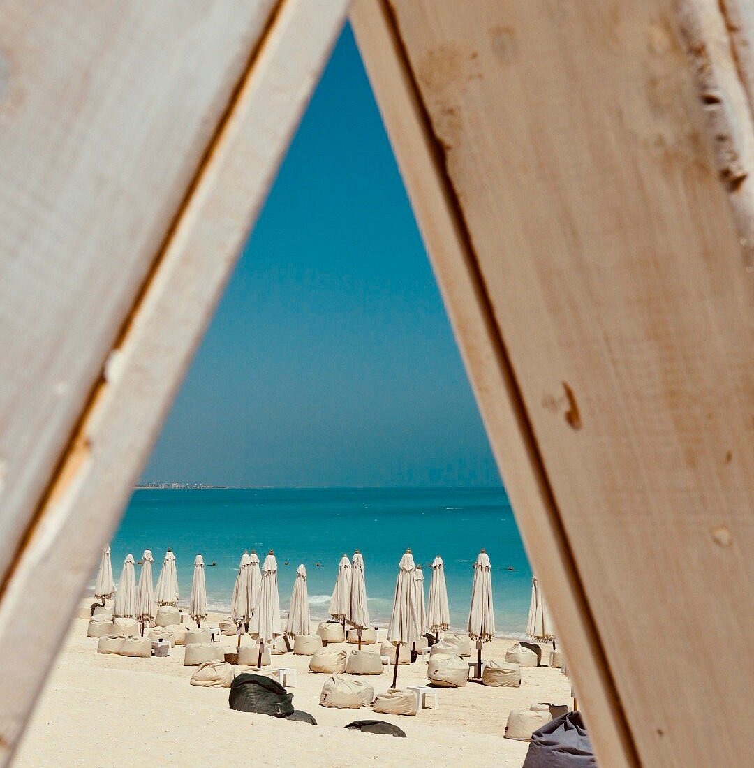 Framed sea view